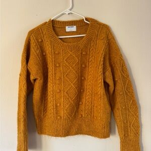 Old Navy Golden Cable Knit Sweater